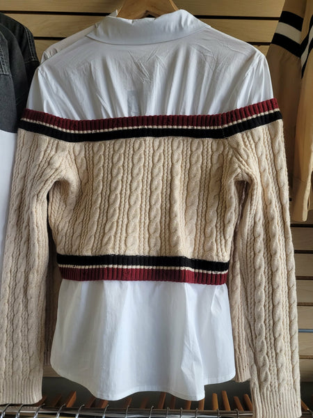 Sweater Button Down